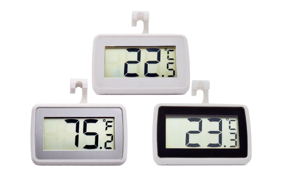 50~ 110°C GE Digital LCD Thermometer für Kühlschrank Gefrierschrank Temperatur 